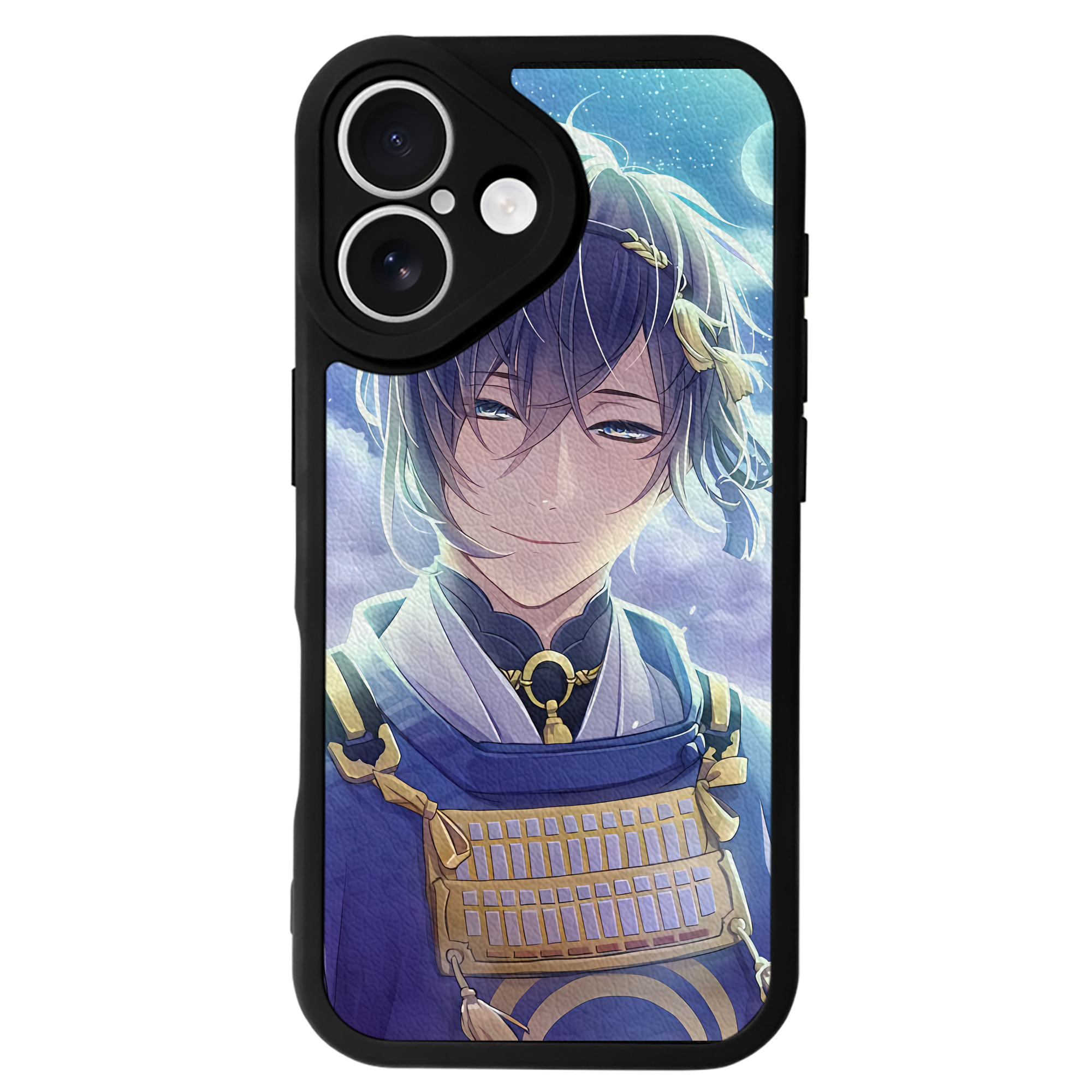 （画像用） 刀剣乱舞 Touken Ranbu 【iPhone 16シリーズ対応】シリコンスマホケース（レザー調） 材質：シリコン